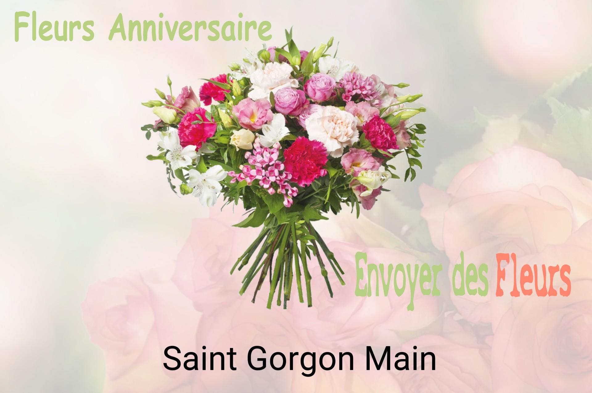 Bouquet de fleurs d’anniversaire livré à Saint-Gorgon-Main