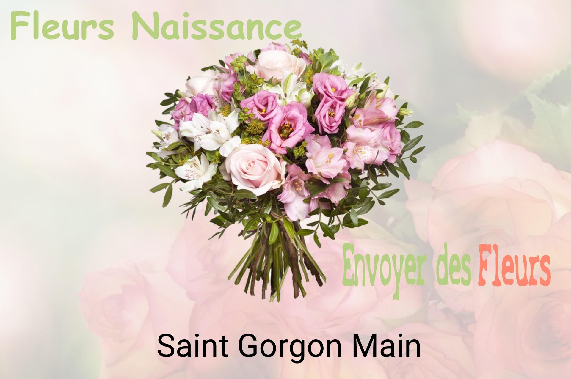 Bouquet de fleurs de naissance livré à Saint-Gorgon-Main